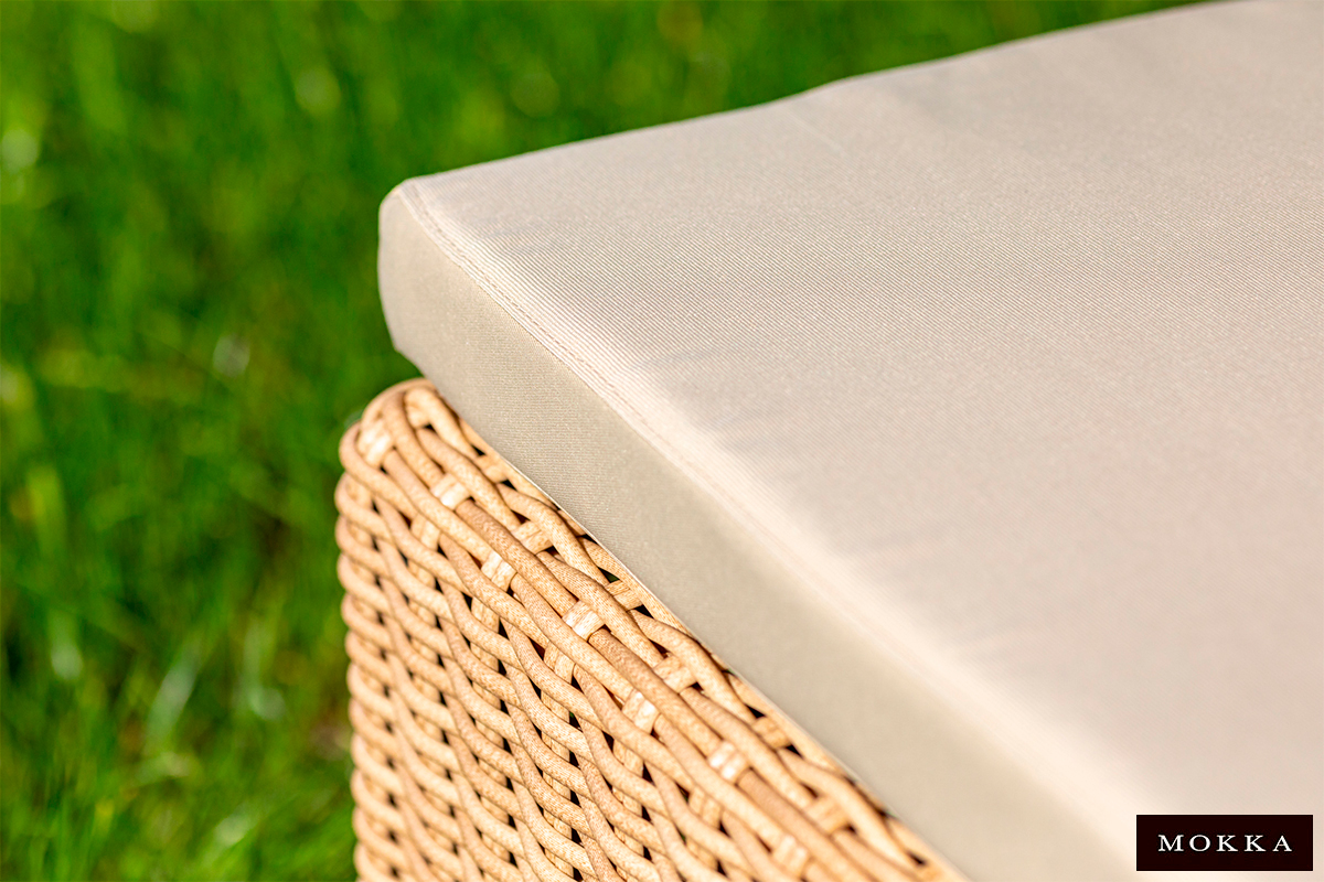 MOKKA BELLA Шезлонг, цвет соломенный