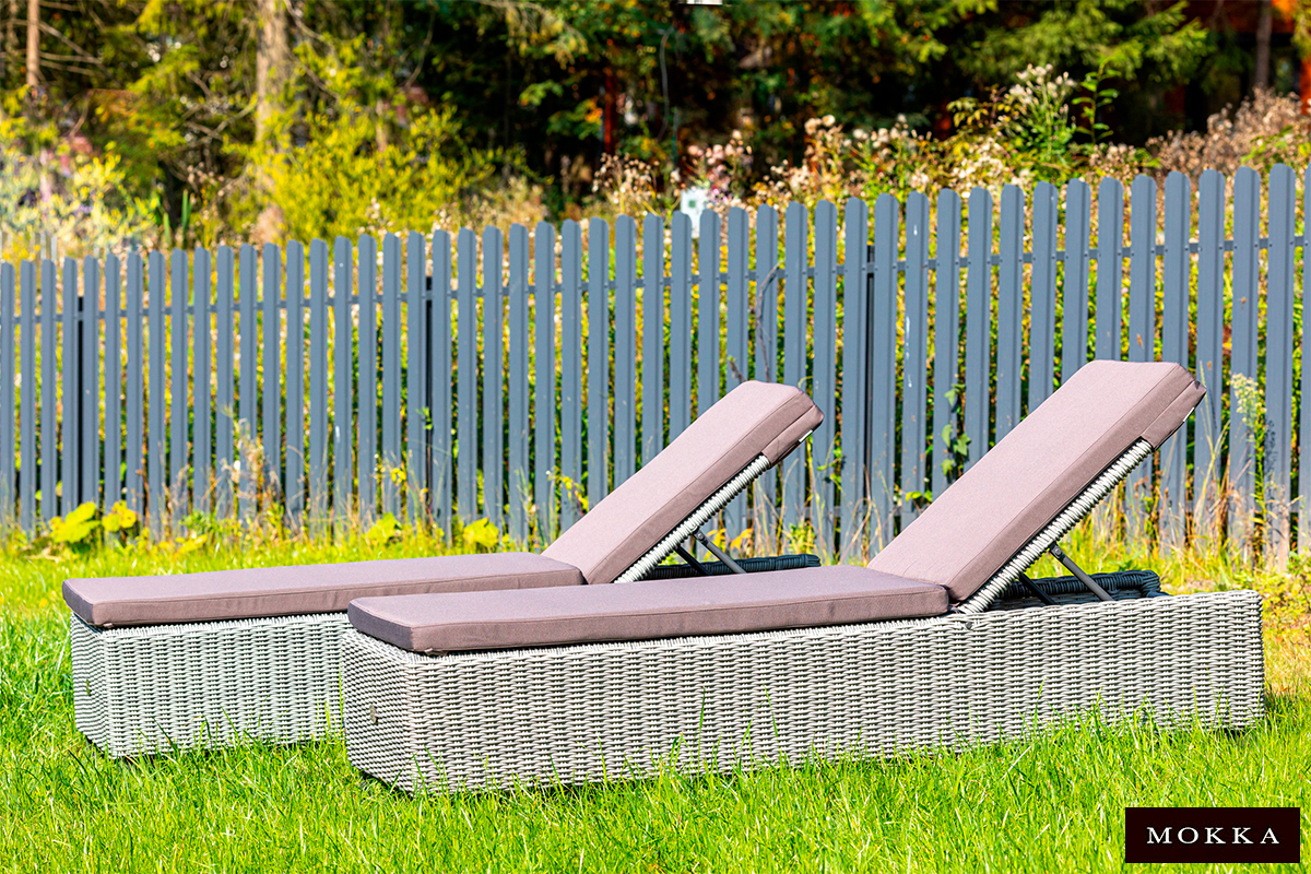 MOKKA BELLA Шезлонг, цвет серый