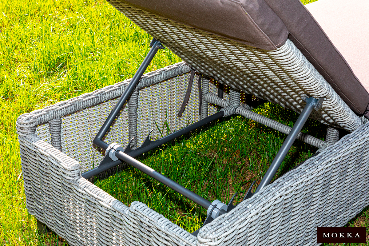MOKKA BELLA Шезлонг, цвет серый