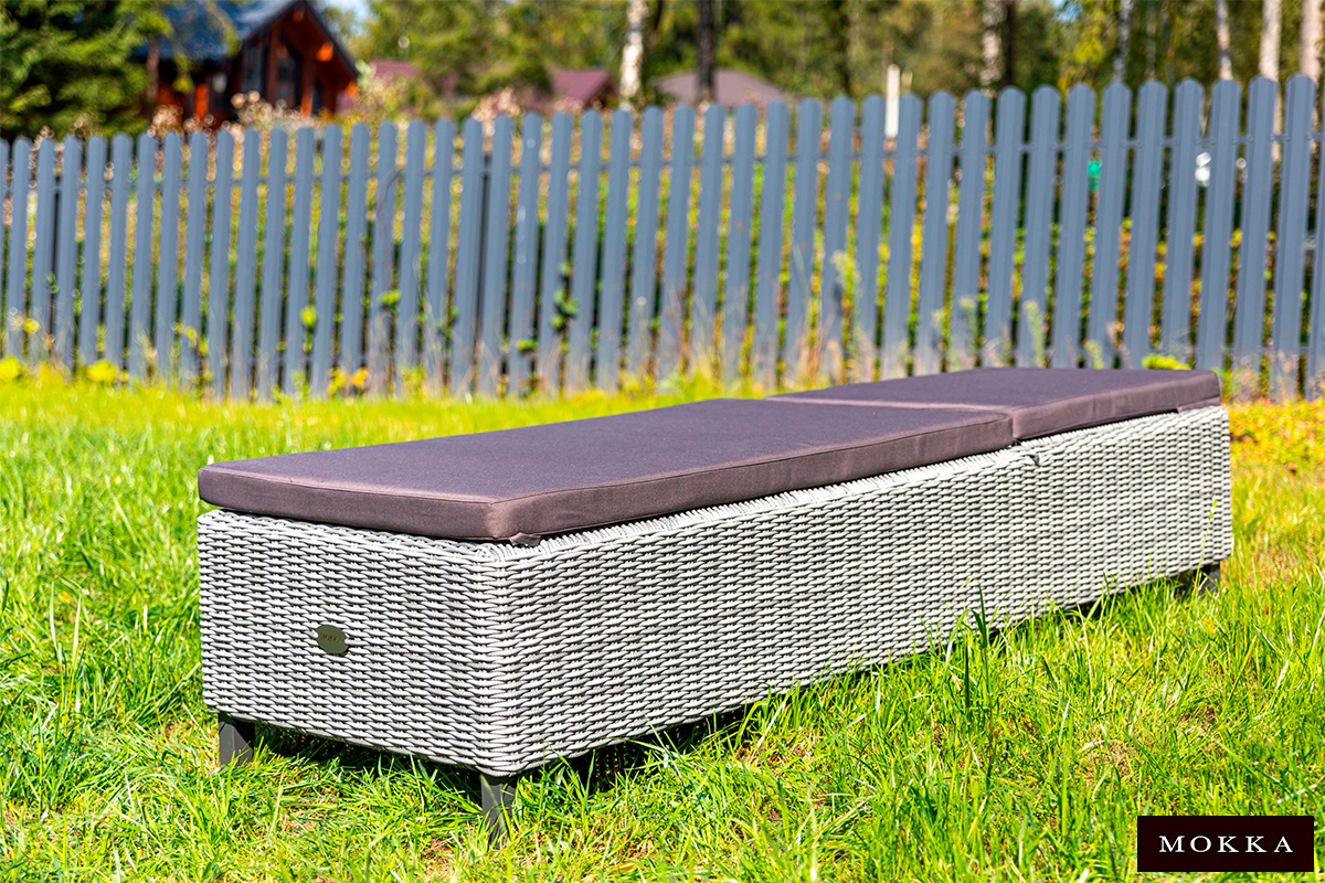 MOKKA BELLA Шезлонг, цвет серый
