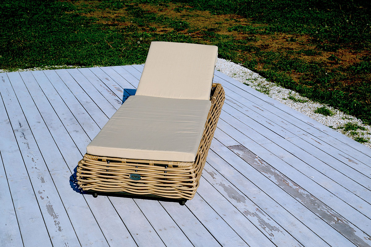 MOKKA MAJORCA Шезлонг, цвет соломенный