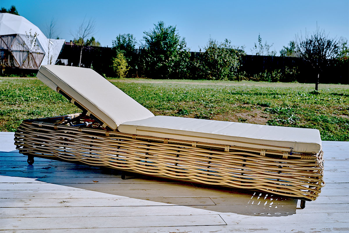 MOKKA MAJORCA Шезлонг, цвет соломенный