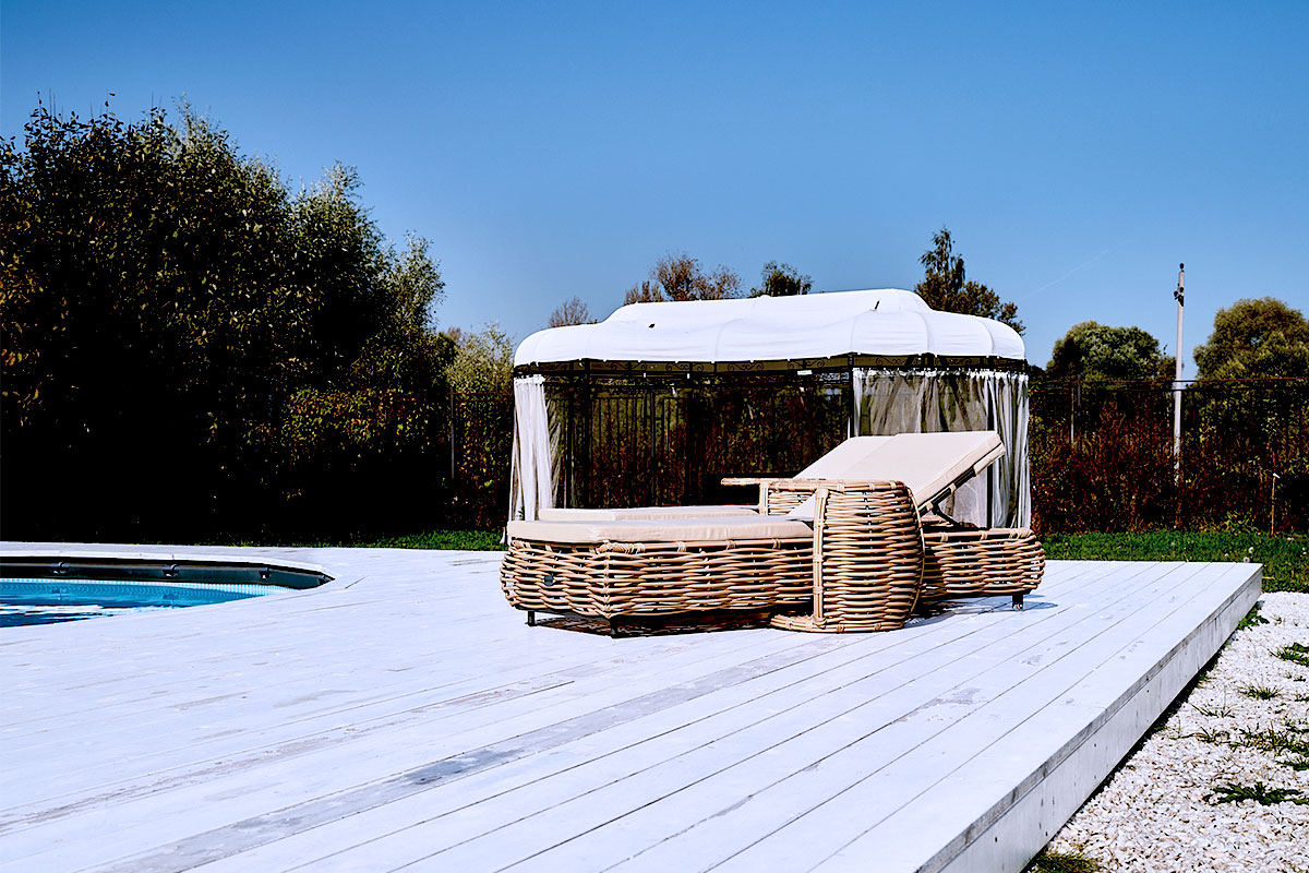 MOKKA MAJORCA Шезлонг, цвет соломенный