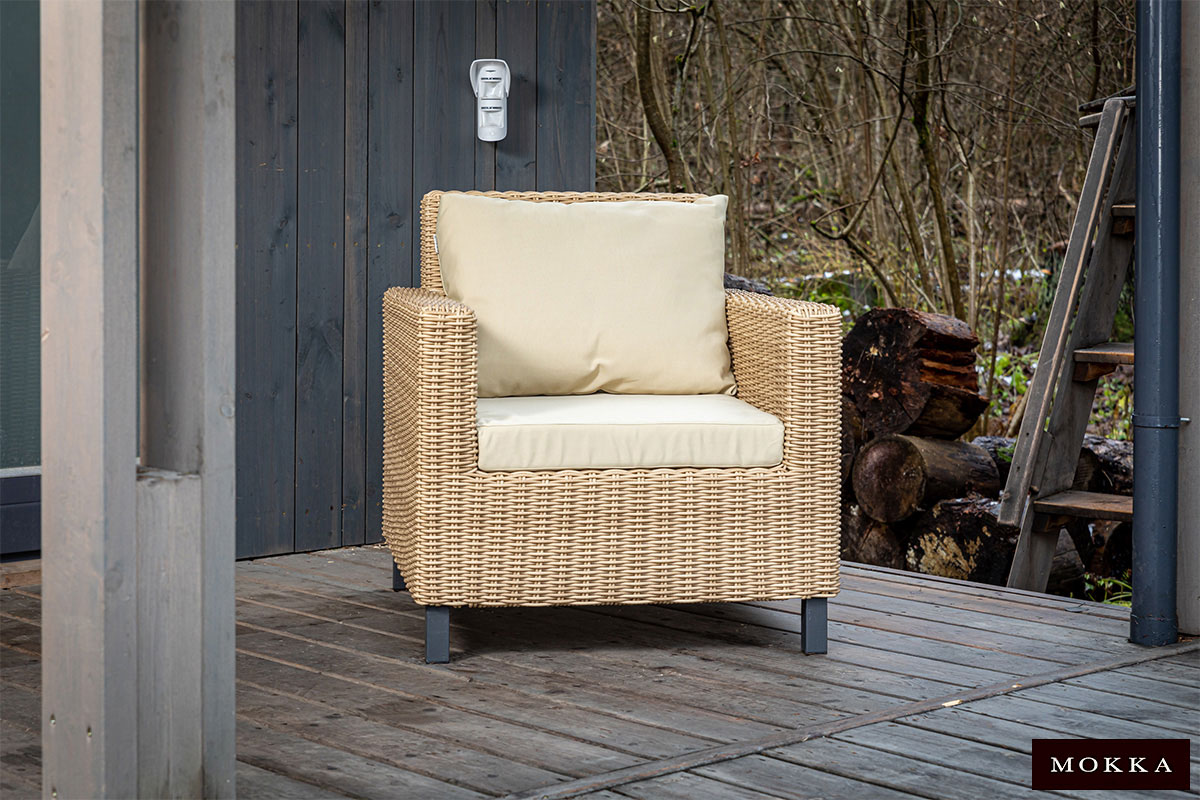 Комплект плетеной мебели MOKKA BELLA Family малый, соломенный