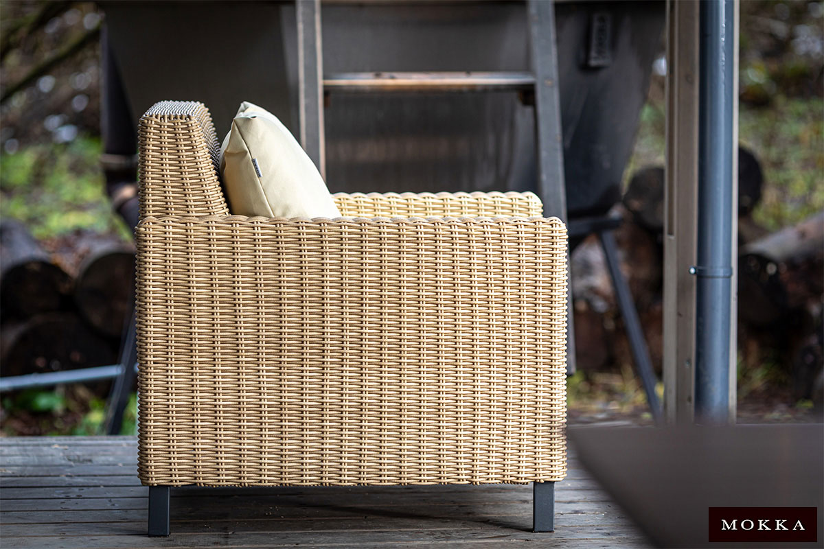 Комплект плетеной мебели MOKKA BELLA Family, соломенный