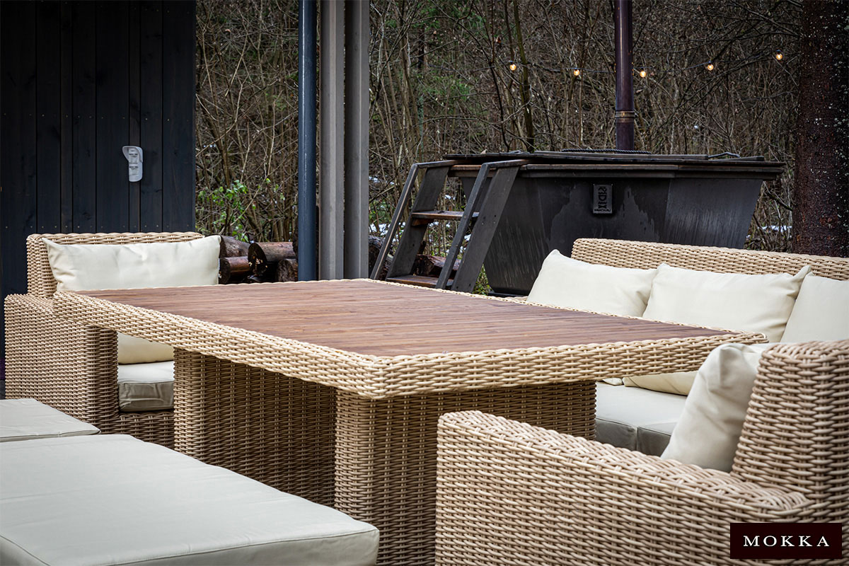 Комплект плетеной мебели MOKKA BELLA Family, соломенный