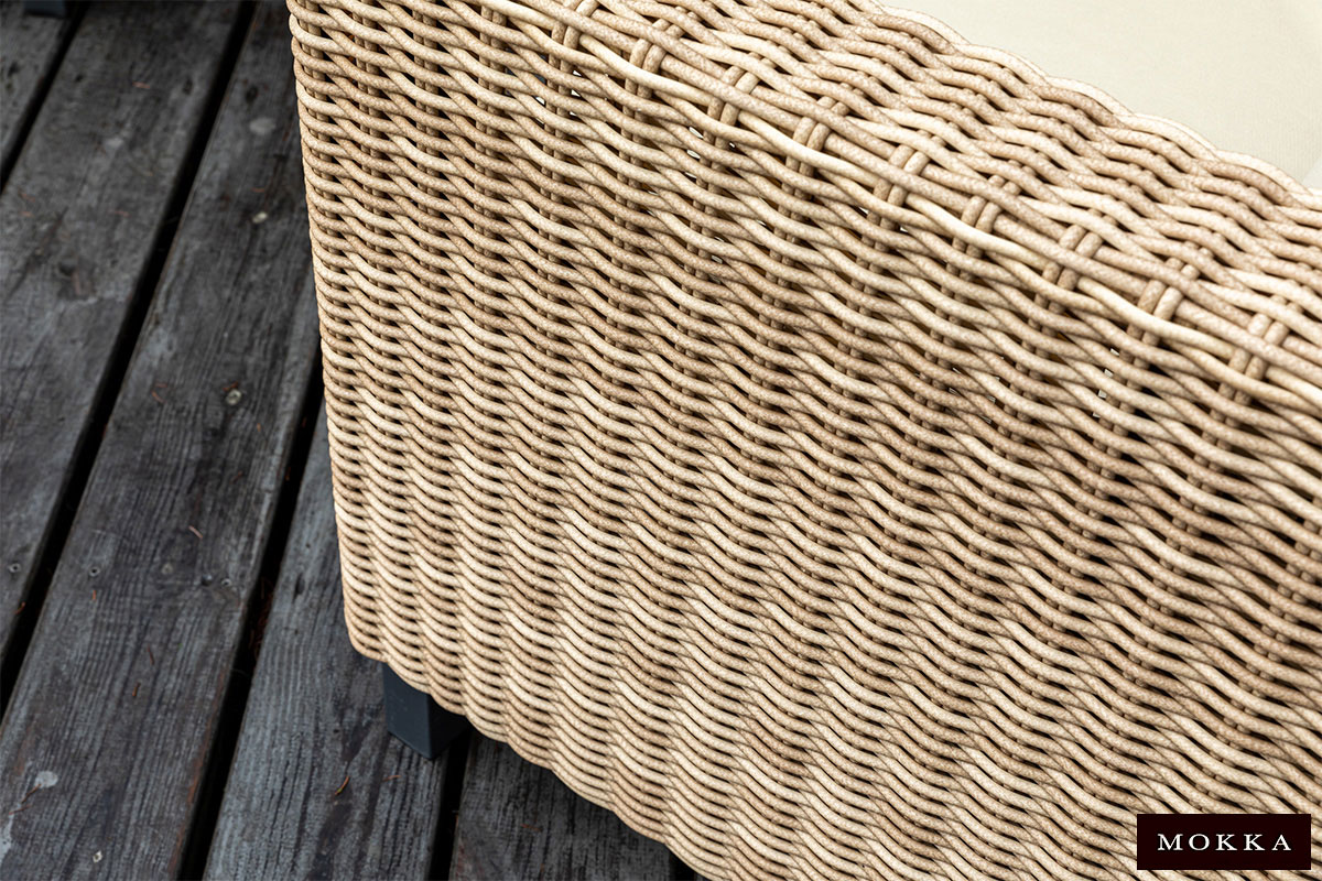 Комплект плетеной мебели MOKKA BELLA Family, соломенный