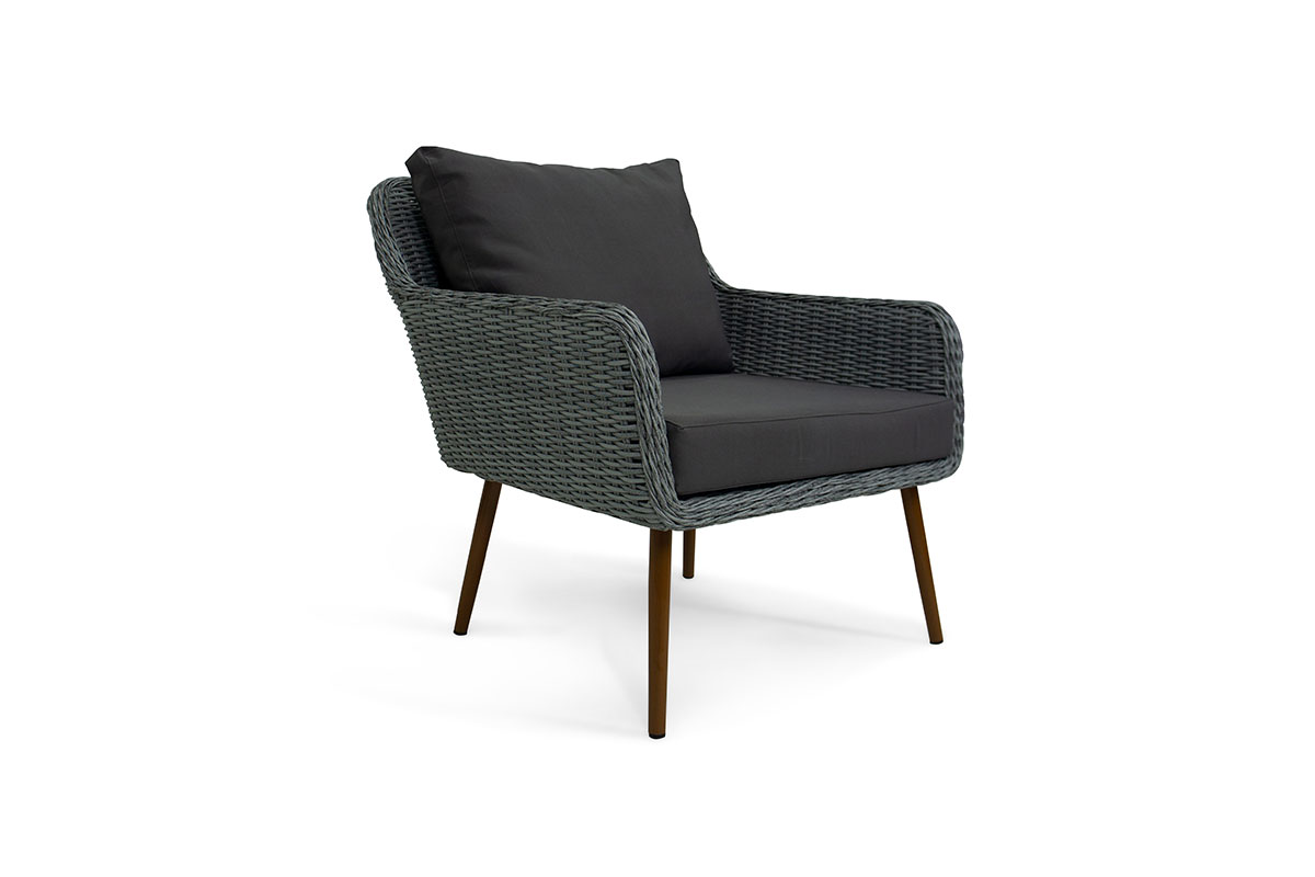 Комплект плетеной  мебели MOKKA RIMINI (стол кофейный, 2 кресла, диван 2 х-местная)