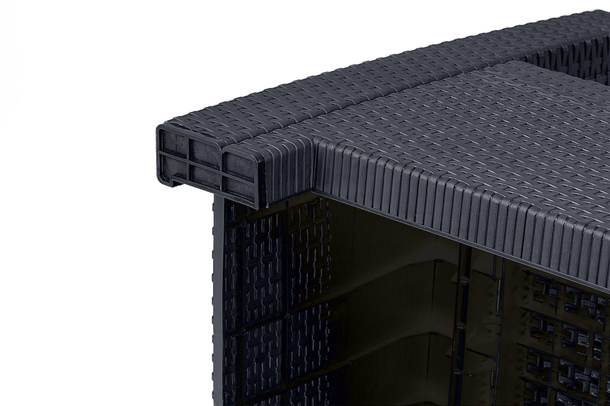 Комплект мебели Arizona Set, антрацит (на 4 персоны)