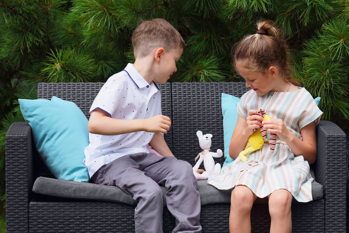 Комплект мебели Arizona Set, антрацит (на 4 персоны)