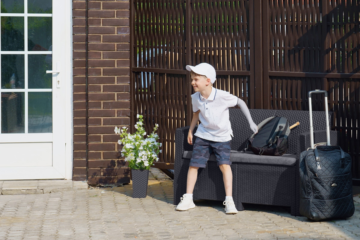 Комплект мебели Arizona Set, антрацит (на 4 персоны)