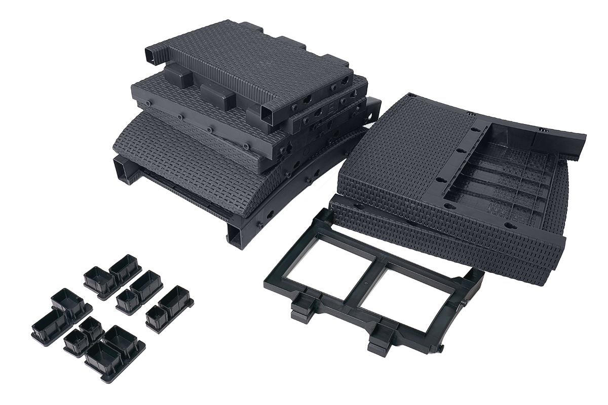 Комплект мебели Arizona Set Max, антрацит (на 5 персон)