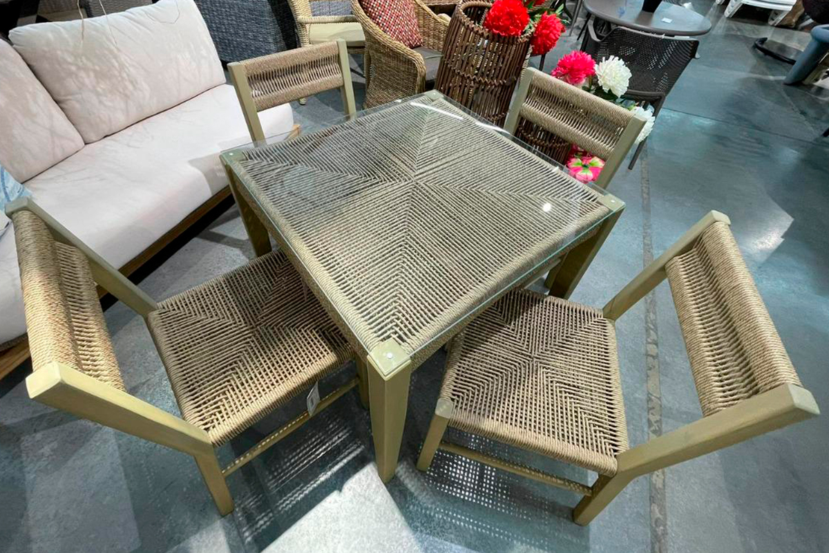 Комплект плетеной мебели MOKKA BALI обеденный на 4 персоны