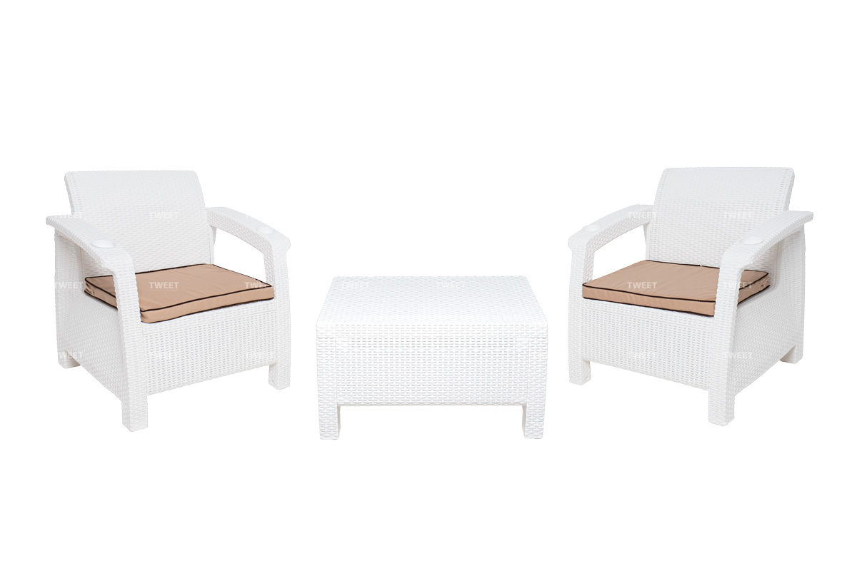 Комплект TWEET Balcony Set, цвет: белый