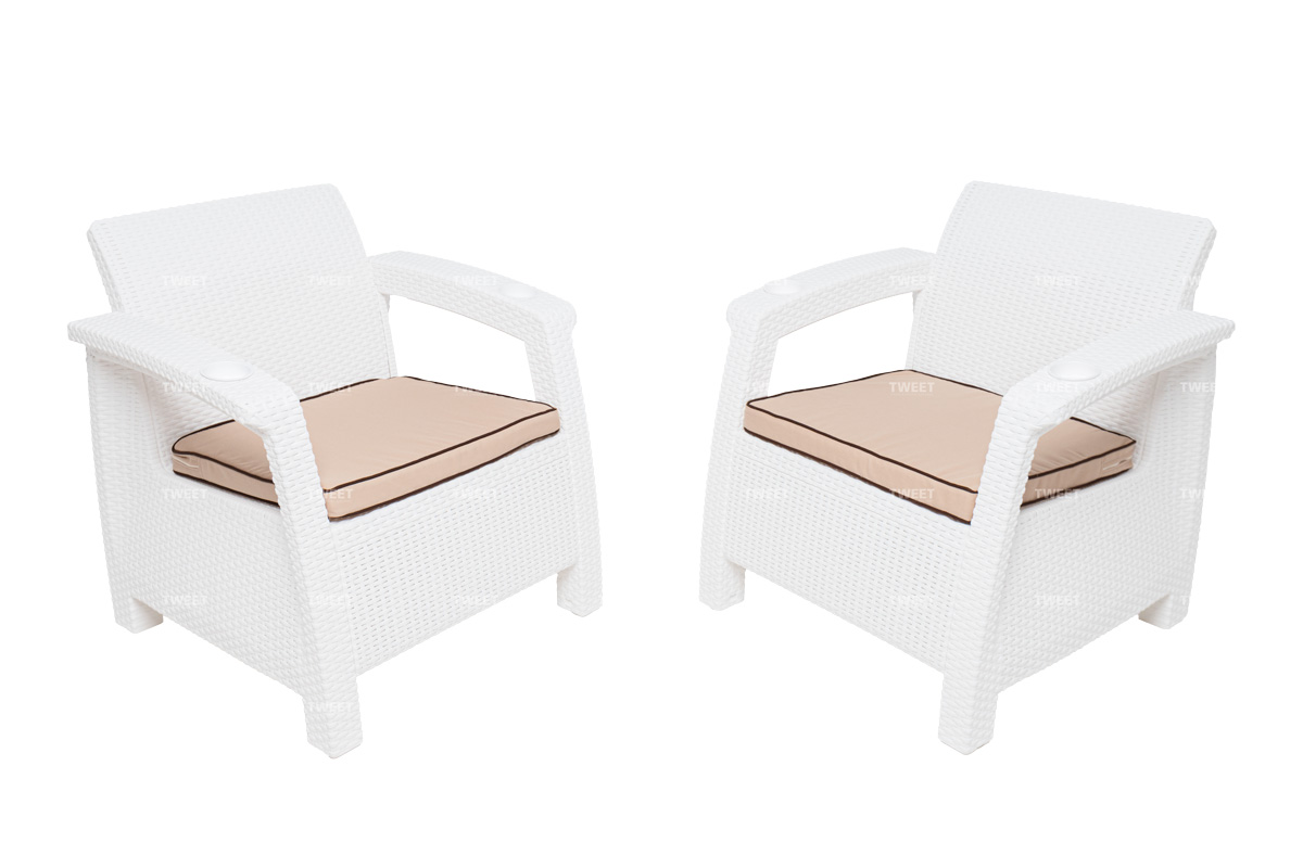 Комплект TWEET Balcony Set, цвет: белый