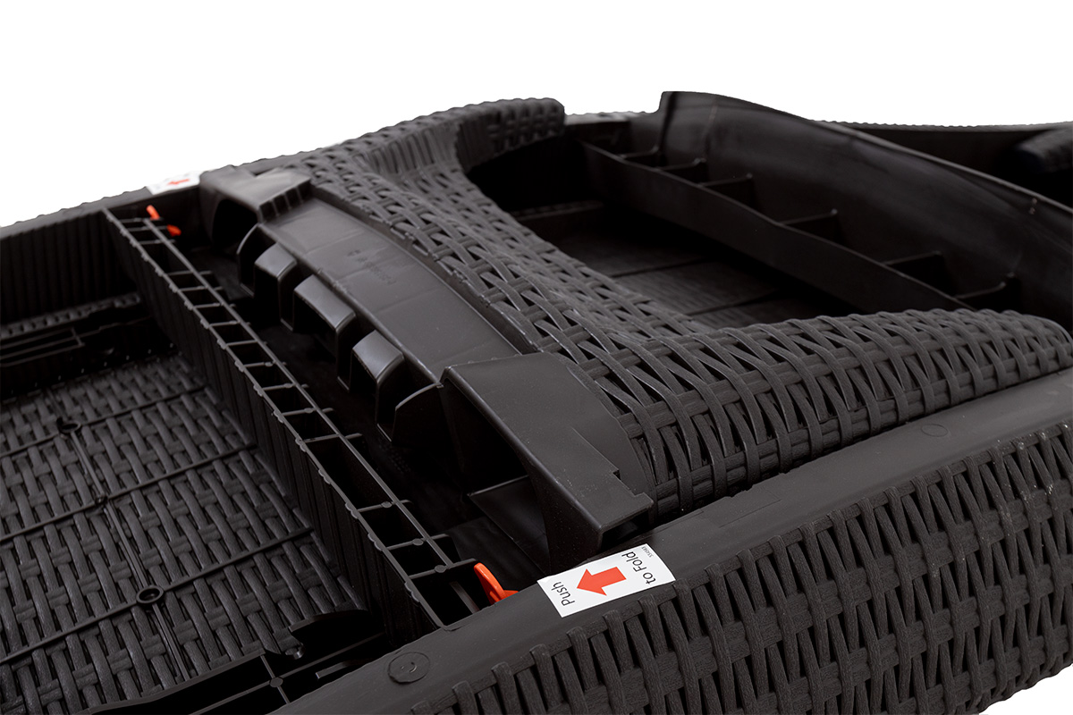 Шезлонг Pacific, серый