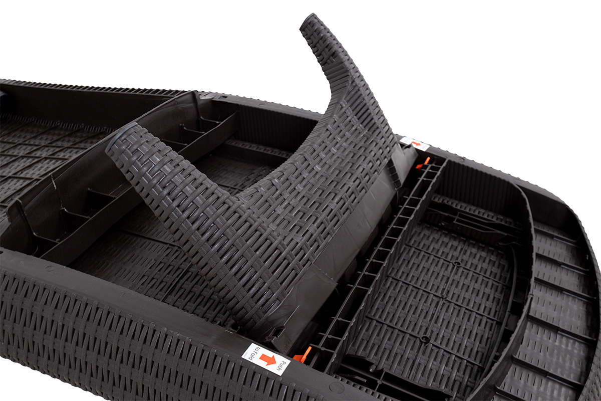 Шезлонг Pacific, серый