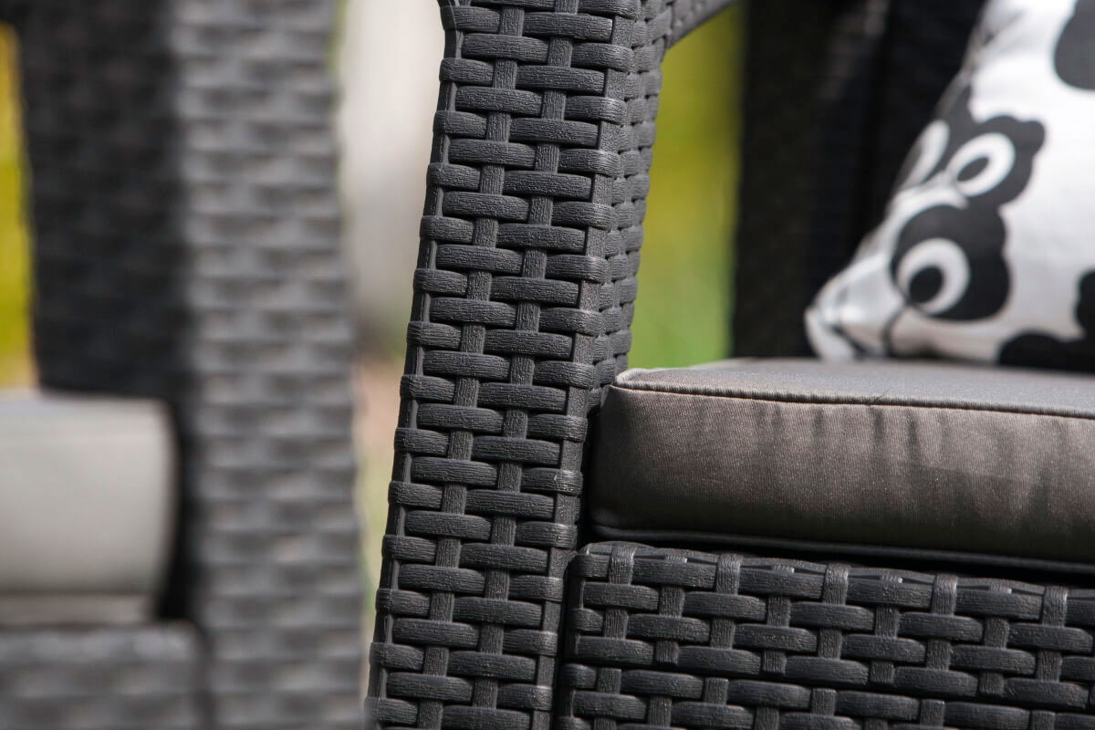 Комплект мебели Corfu Russia Weekend Set (Balcony), графит