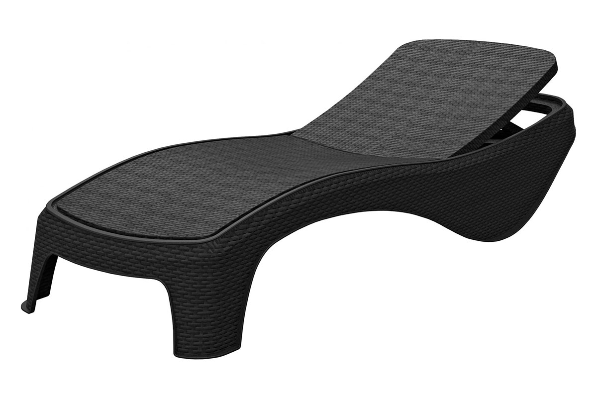 Шезлонг Atlantic, серый