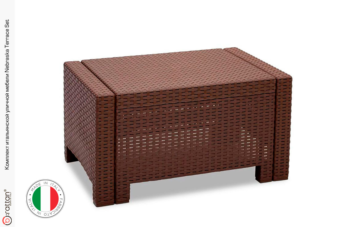 Комплект мебели NEBRASKA TERRACE Set (стол, 2 кресла), венге