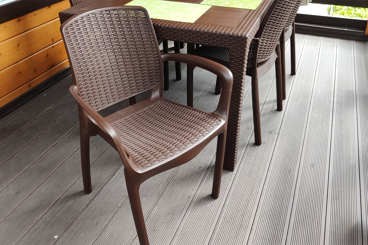 Комплект мебели Barcelona Set, венге (6 стульев Jersey венге/1 стол Fiji венге)