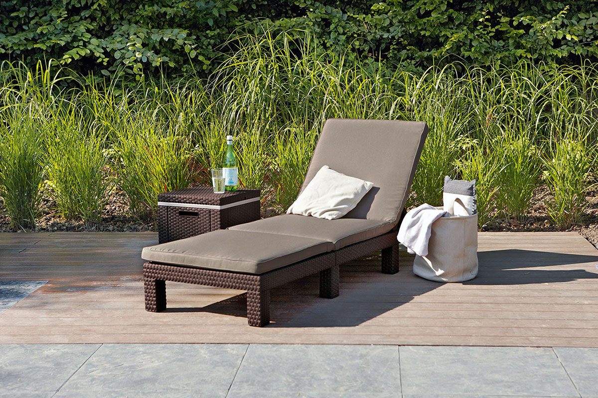 Шезлонг Daytona, коричневый