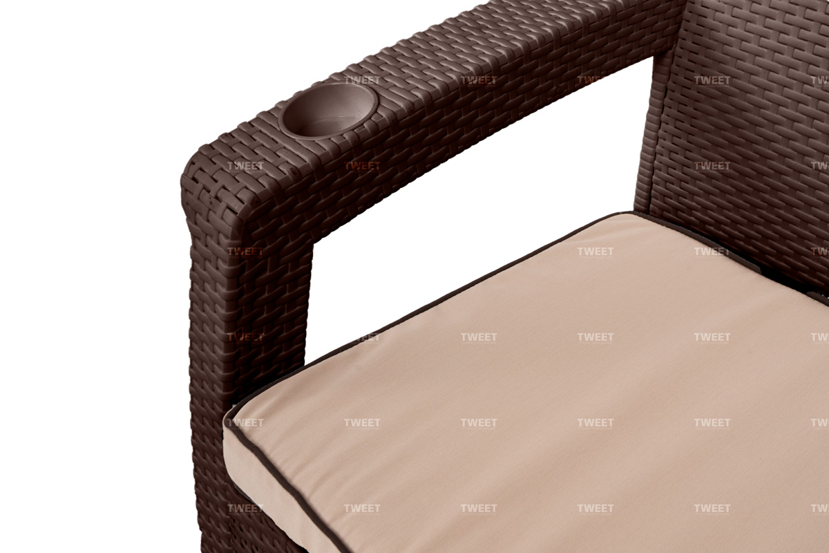 Комплект уличной мебели TWEET Terrace Set, венге