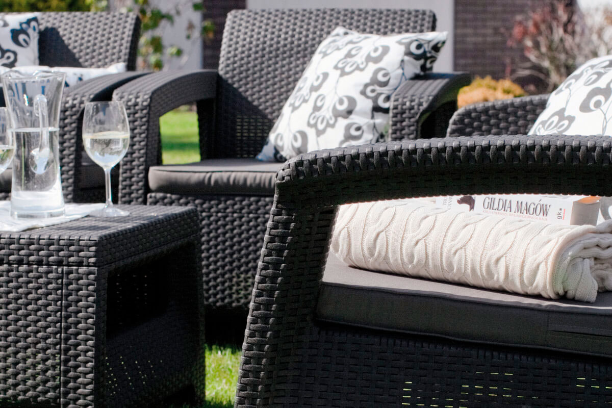 Комплект мебели Corfu Russia Set, графит