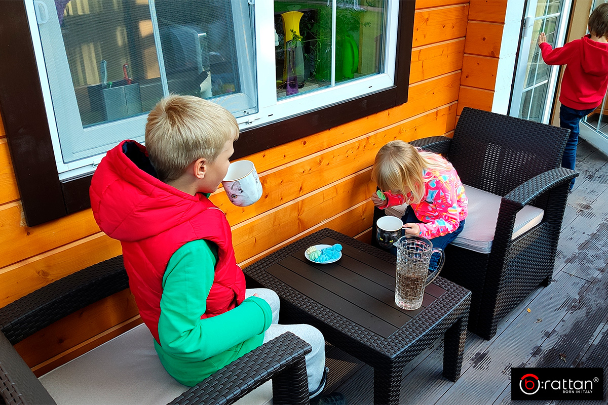 Комплект мебели Rattan Comfort 5, венге