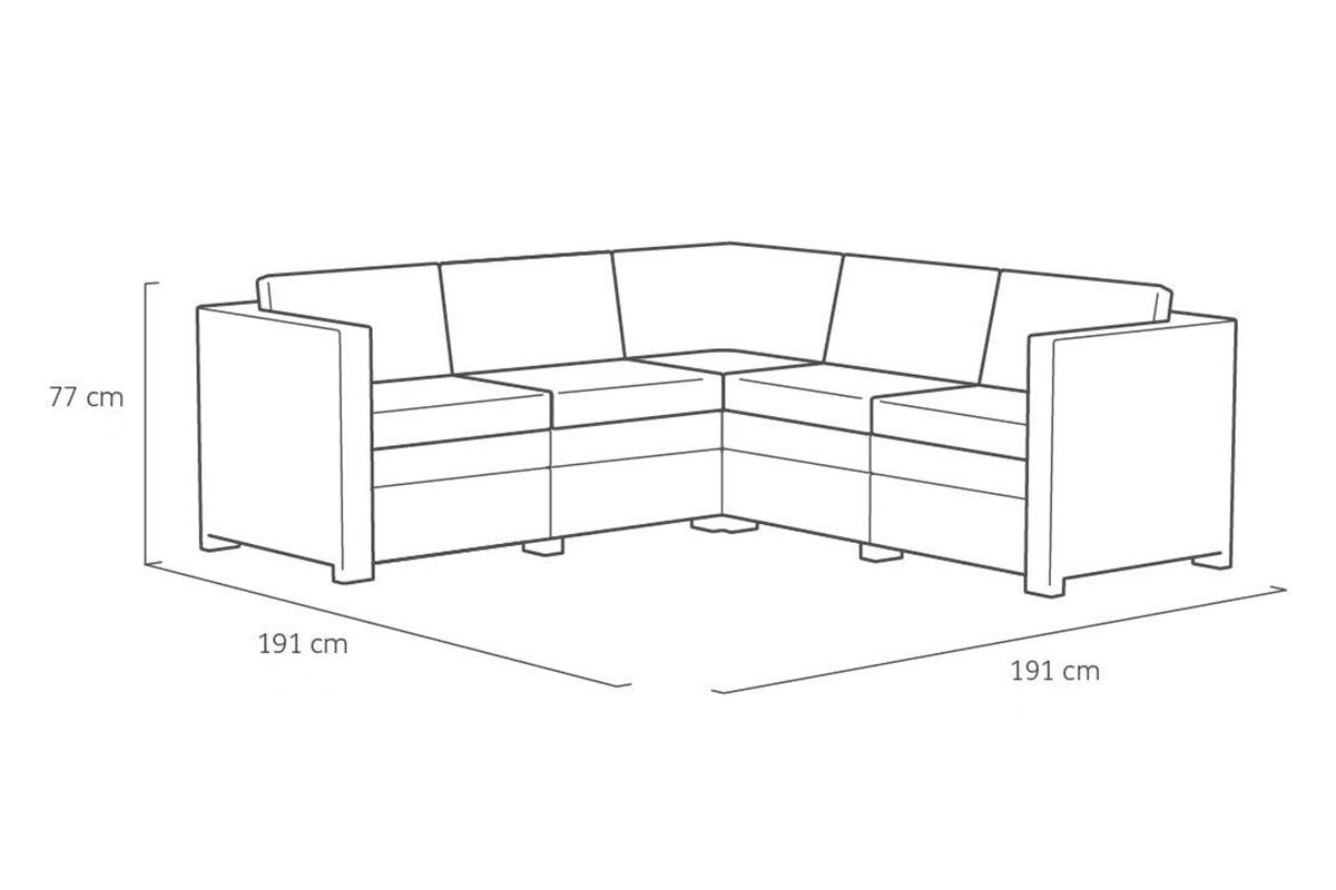 Комплект мебели Provence Set, коричневый