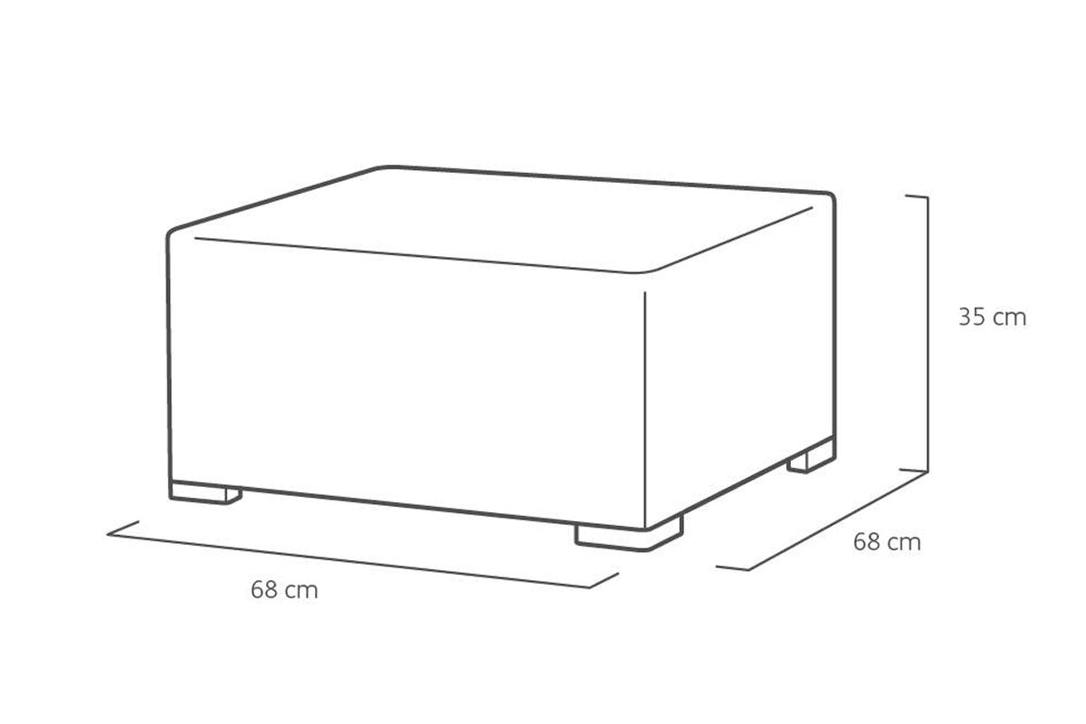Комплект мебели California 3 Seater Set, серый