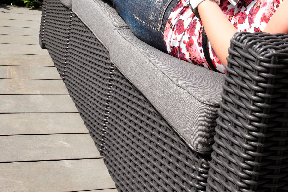 Комплект мебели California 3 Seater Set, серый