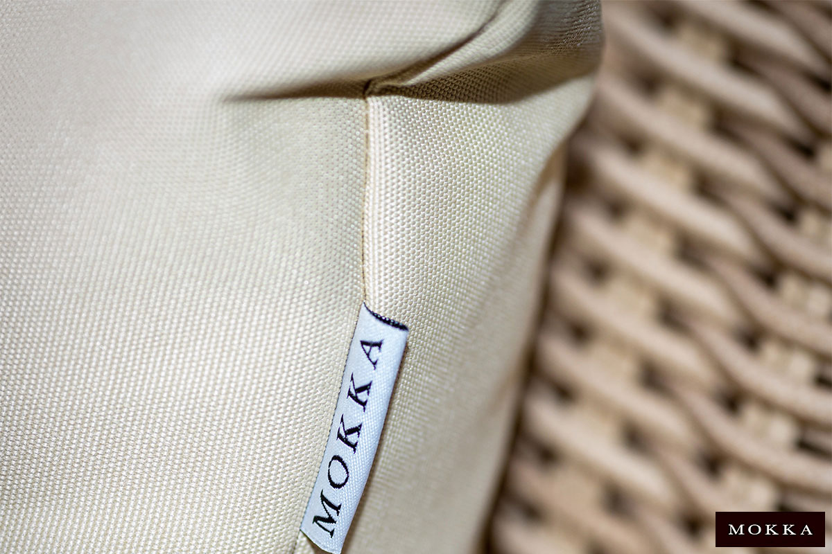 Комплект плетеной мебели MOKKA BELLA большой, соломенный