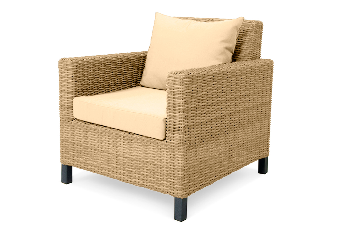 Комплект плетеной мебели MOKKA BELLA большой, соломенный