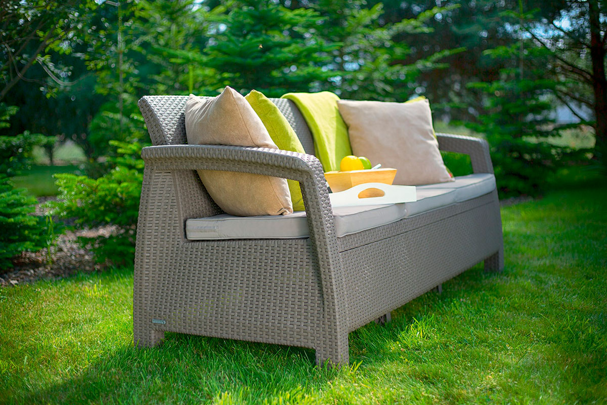 Комплект мебели Corfu Russia Love Seat Max (3х мест.диван), капучино