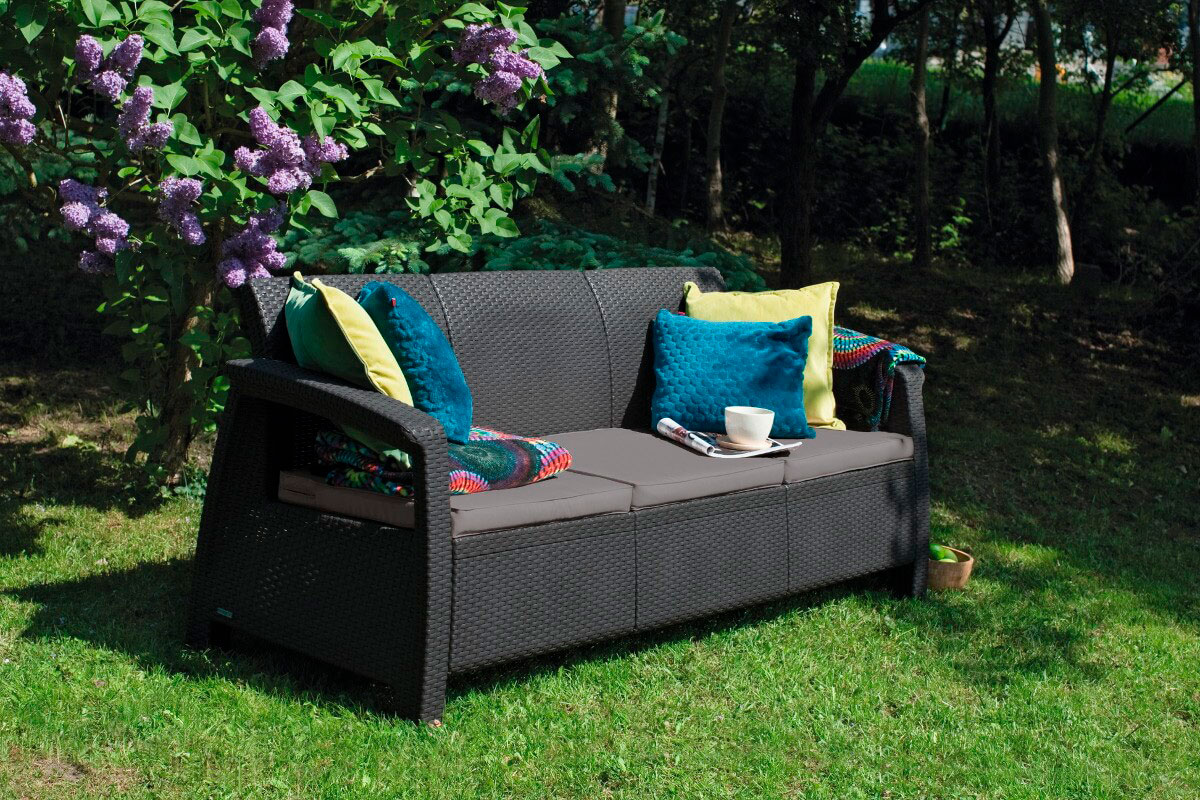 Комплект мебели Corfu Russia Love Seat Max (3х мест.диван), коричневый