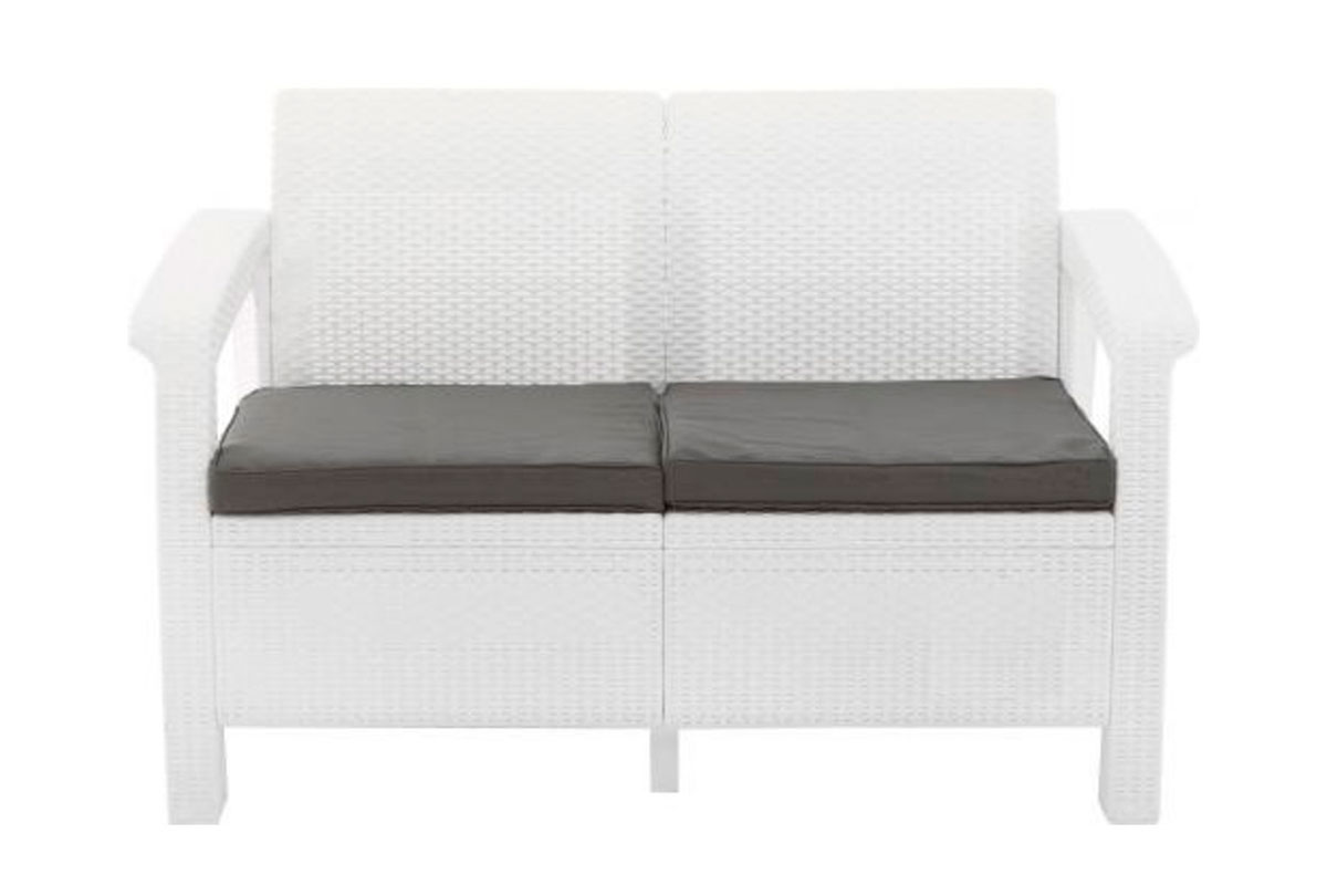 Комплект мебели Corfu Russia Love Seat (2х мест.диван), белый