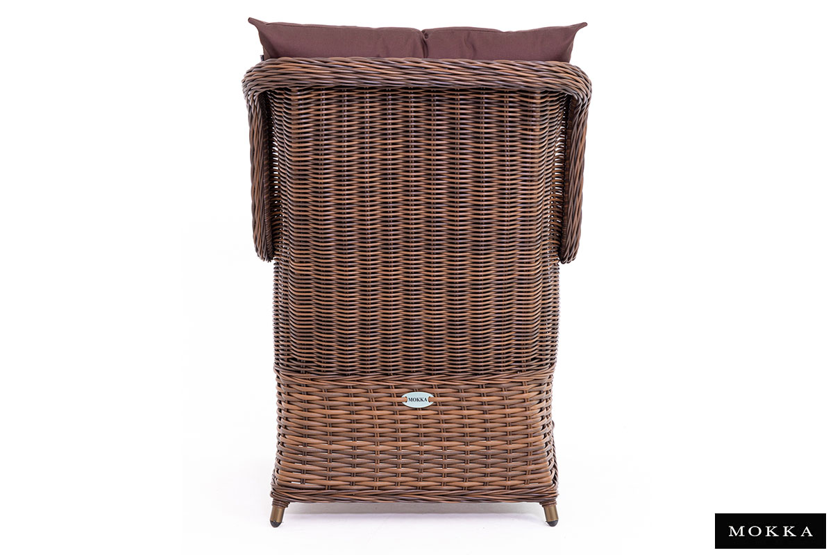 Комплект плетеной мебели МОККА SAN MARINO (стол обеденный, 8 кресел), Бронзовый