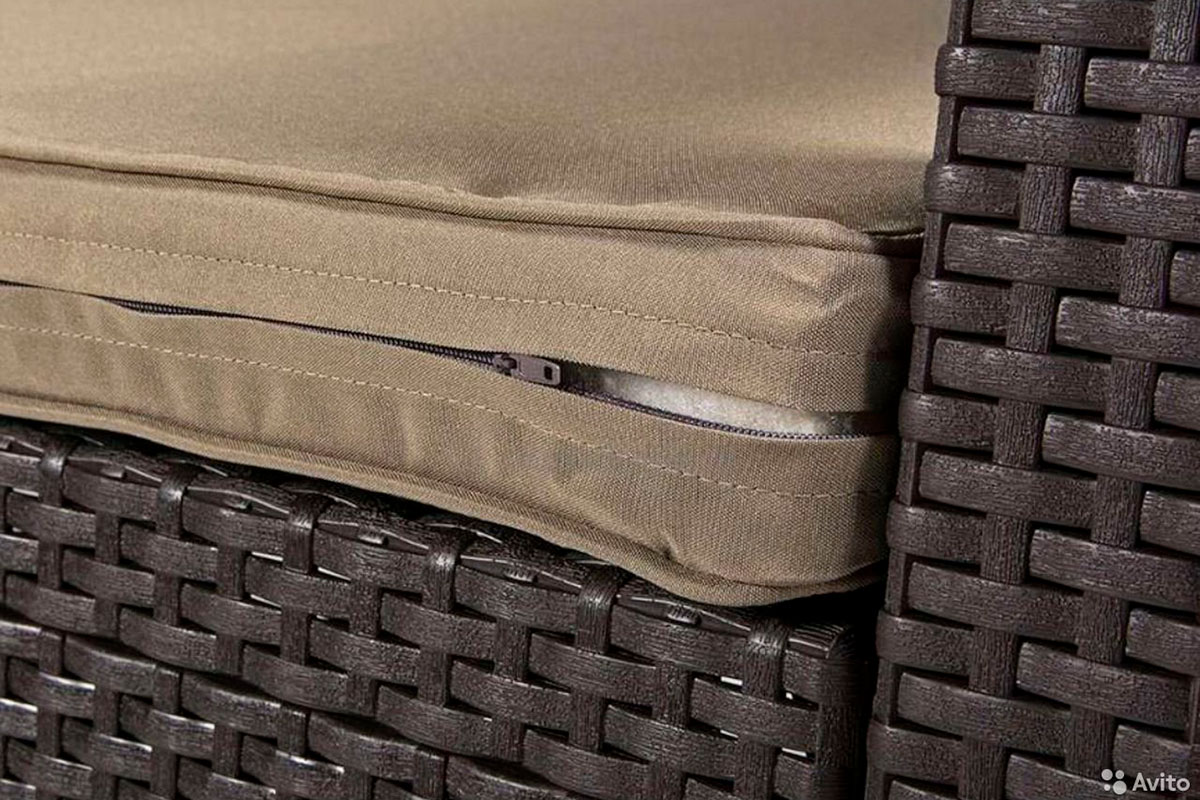 Комплект мебели Corfu Triple Set, коричневый