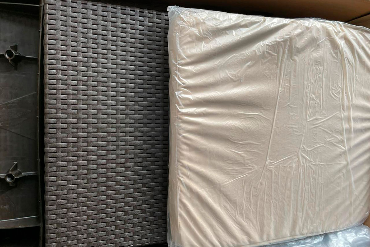 Комплект мебели Corfu Triple Set, коричневый