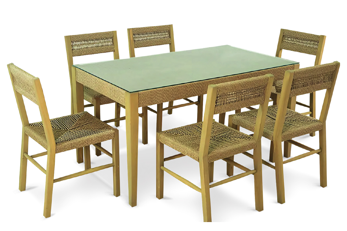 Комплект плетеной мебели MOKKA BALI обеденный на 6 персон