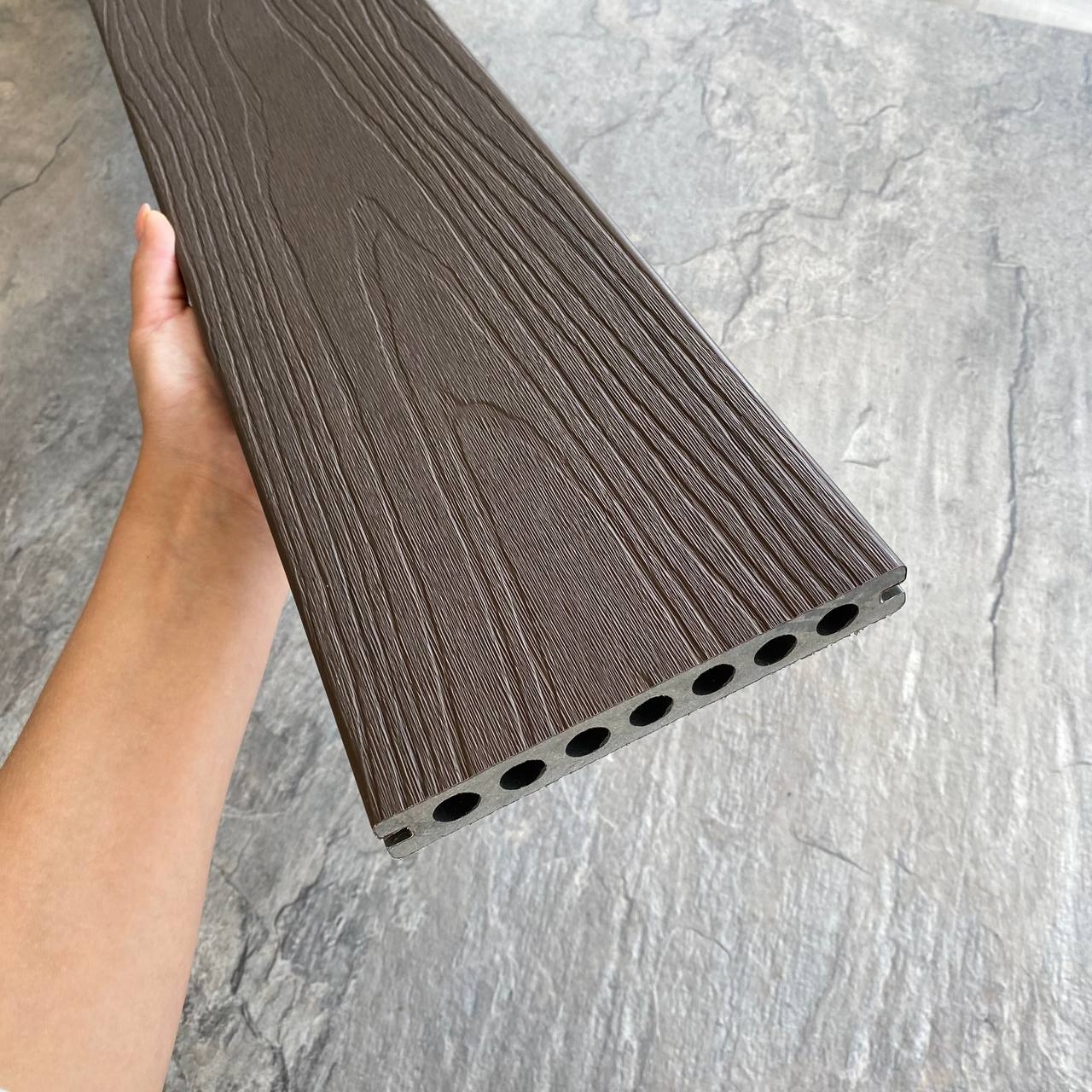 Доска для террас и фасадов EasyDecking Ко-Экструзия 145х21х3010 Каштан / Старый амбар