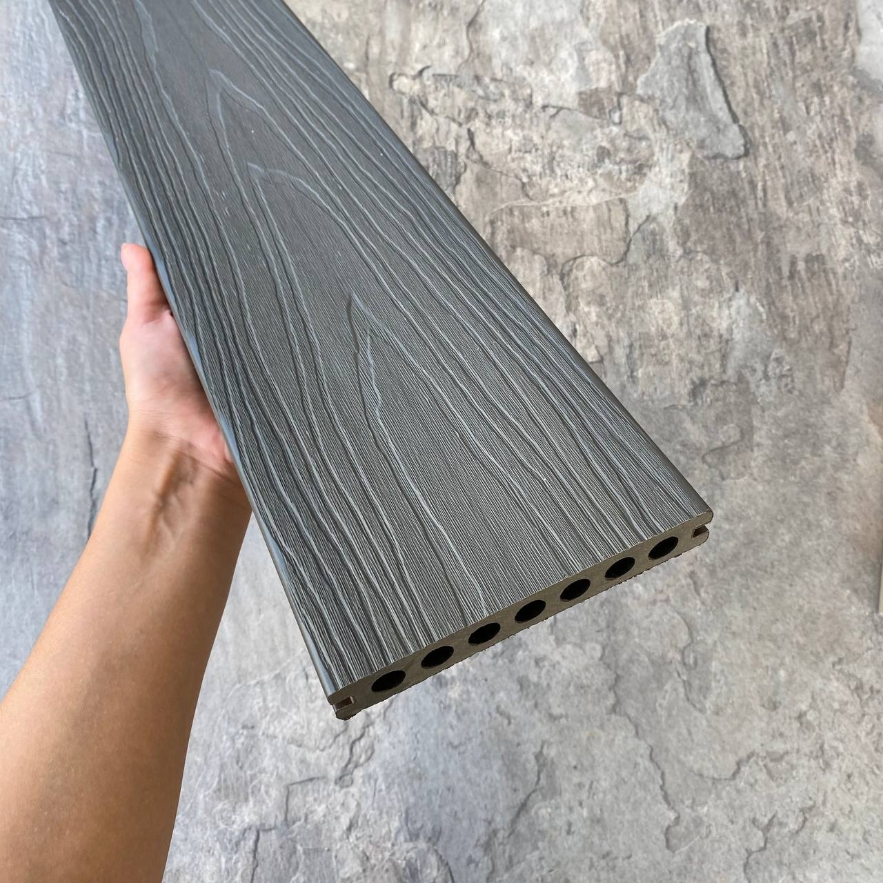 Доска для террас и фасадов EasyDecking Ко-Экструзия 145х21х3010 Каштан / Старый амбар