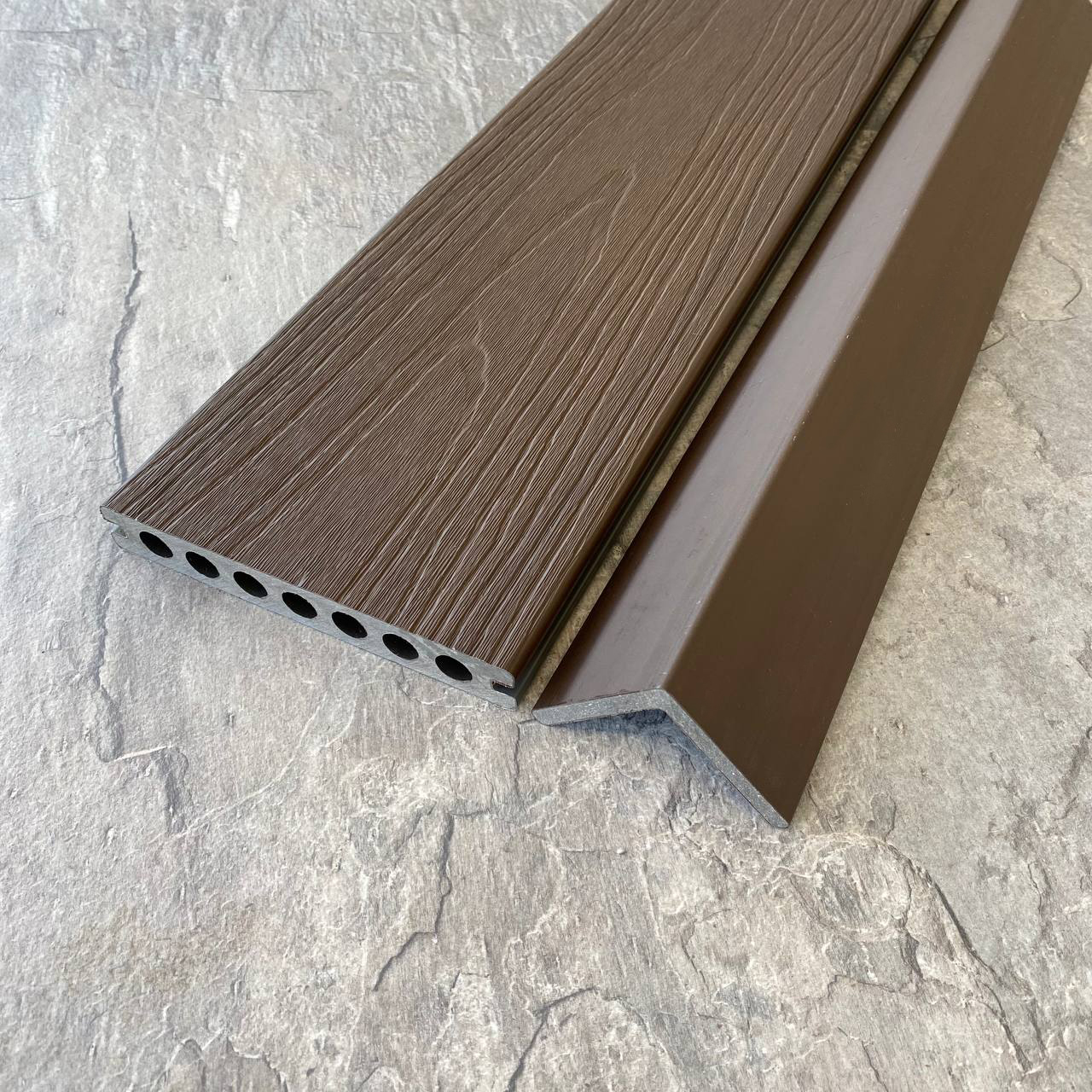 Доска для террас и фасадов EasyDecking Ко-Экструзия 145х21х3010 Каштан / Старый амбар