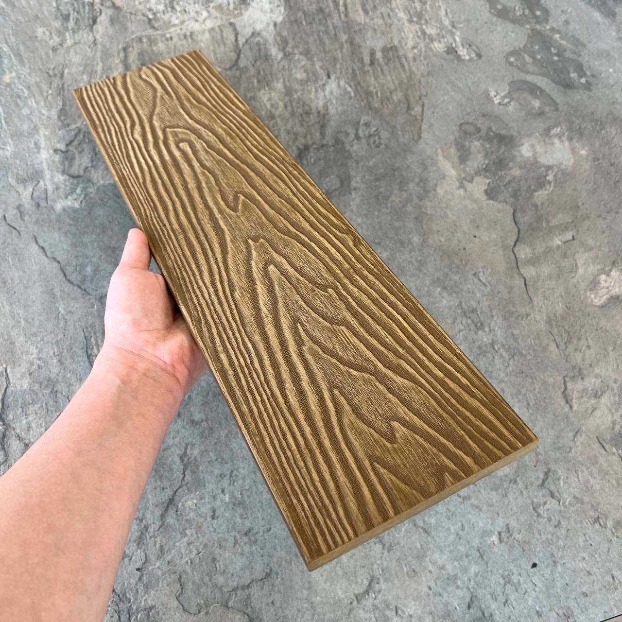 Заборная (универсальная) доска EasyDecking Вуд-Икс 131х11х4010 Дуб 3D