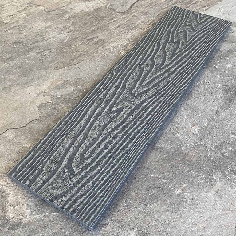 Заборная (универсальная) доска EasyDecking Вуд-Икс 131х11х4010 Серый 3D