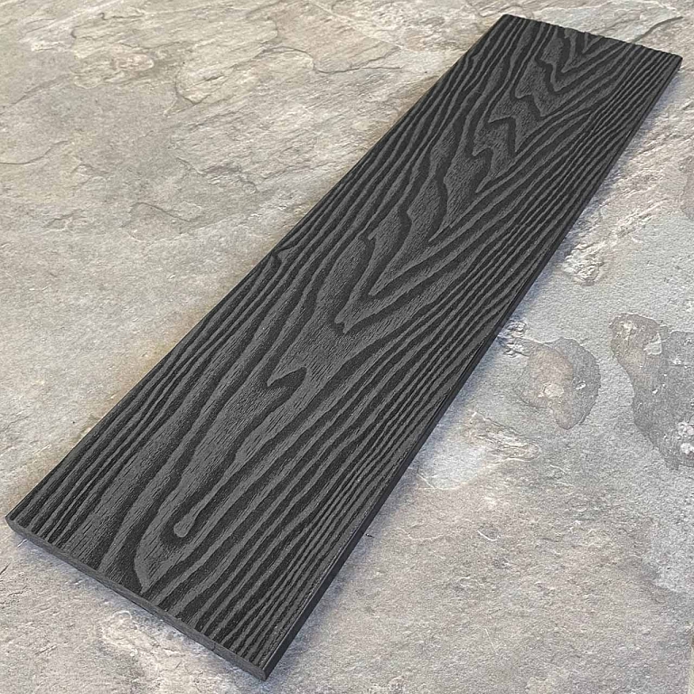 Заборная (универсальная) доска EasyDecking Вуд-Икс 131х11х4010 Черное дерево 3D