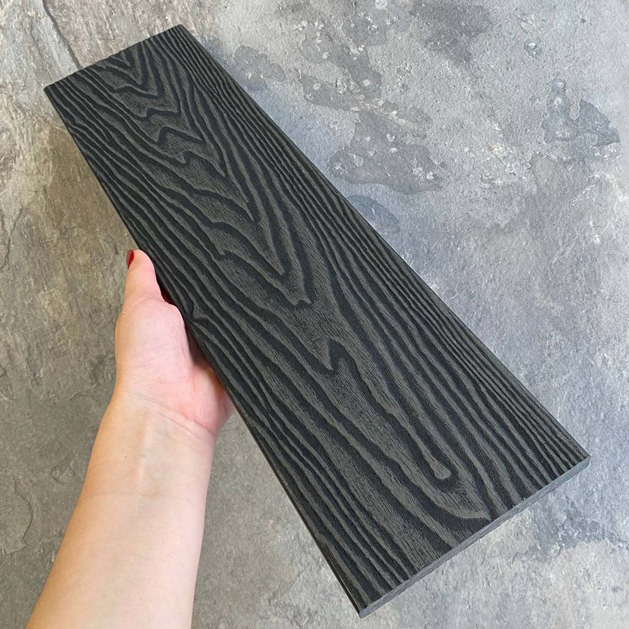 Заборная (универсальная) доска EasyDecking Вуд-Икс 131х11х4010 Черное дерево 3D