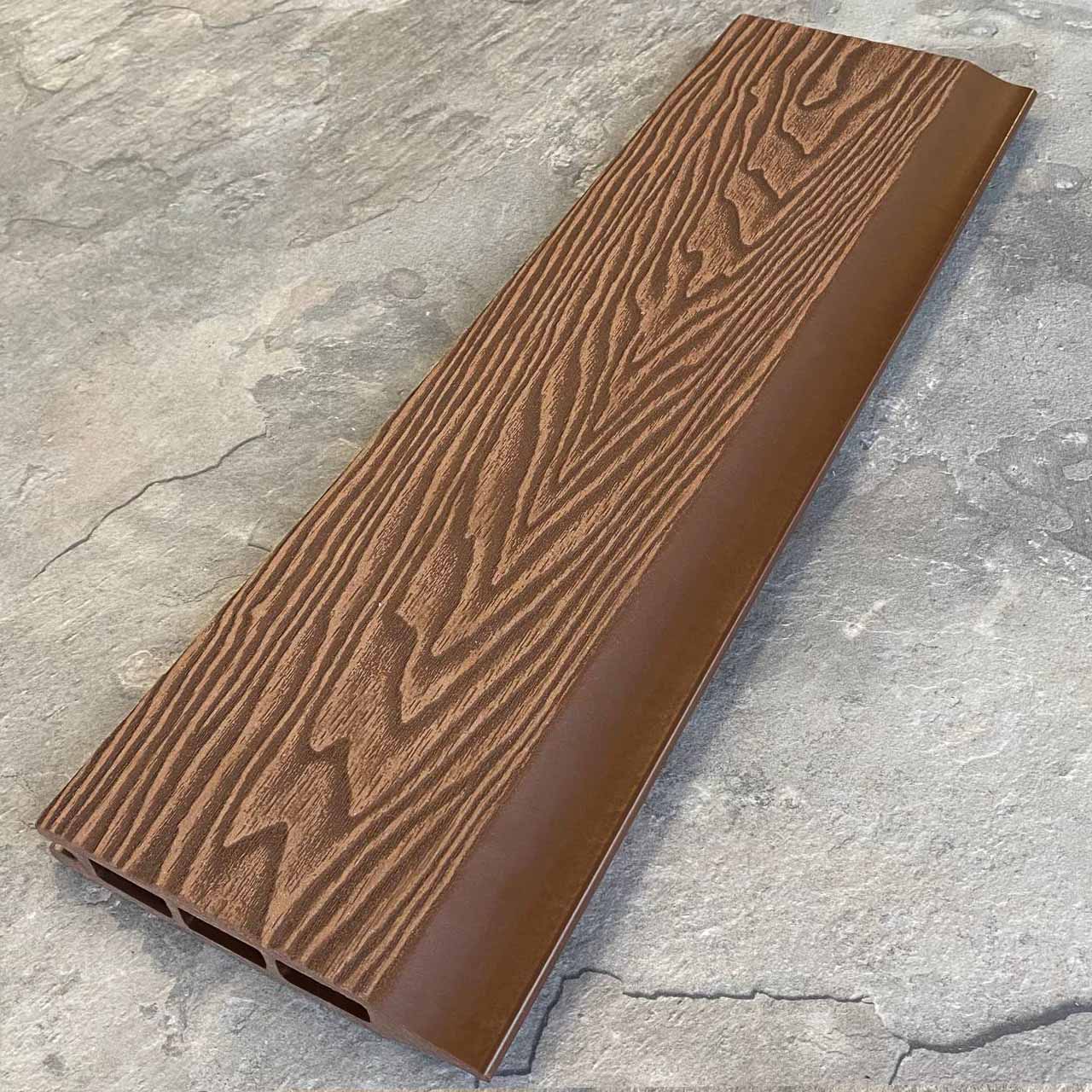 Заборная панель шип-паз EasyDecking Вуд-Икс 146х20х2210 Коричневый 3D