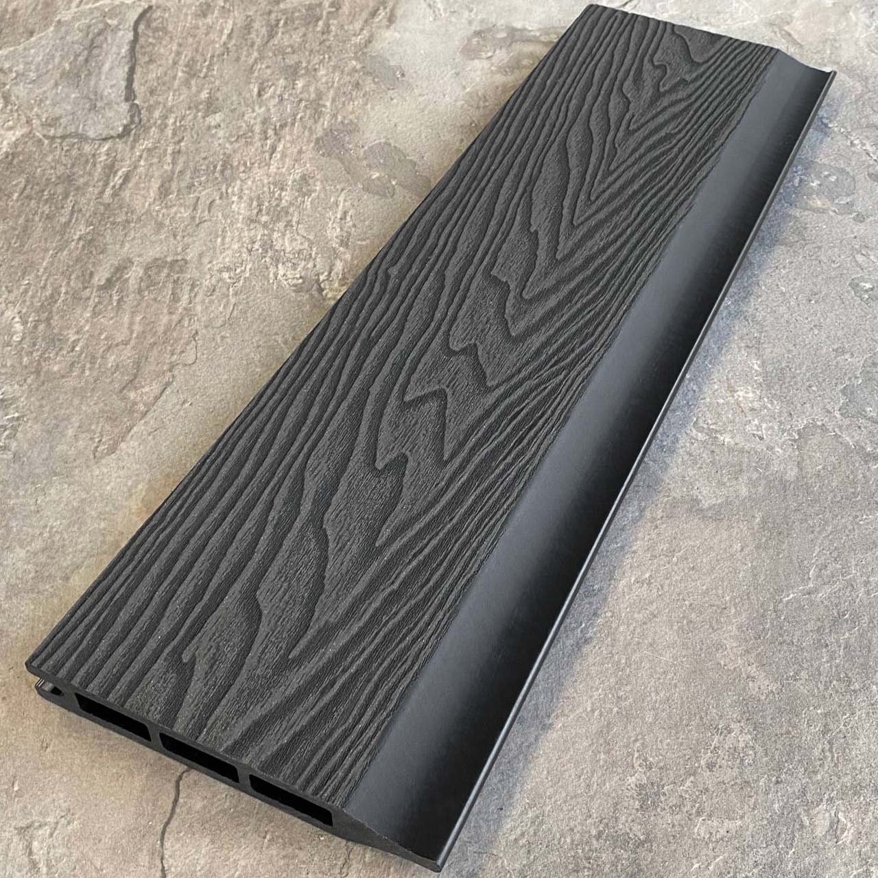 Заборная панель шип-паз EasyDecking Вуд-Икс 146х20х2210 Черное дерево 3D